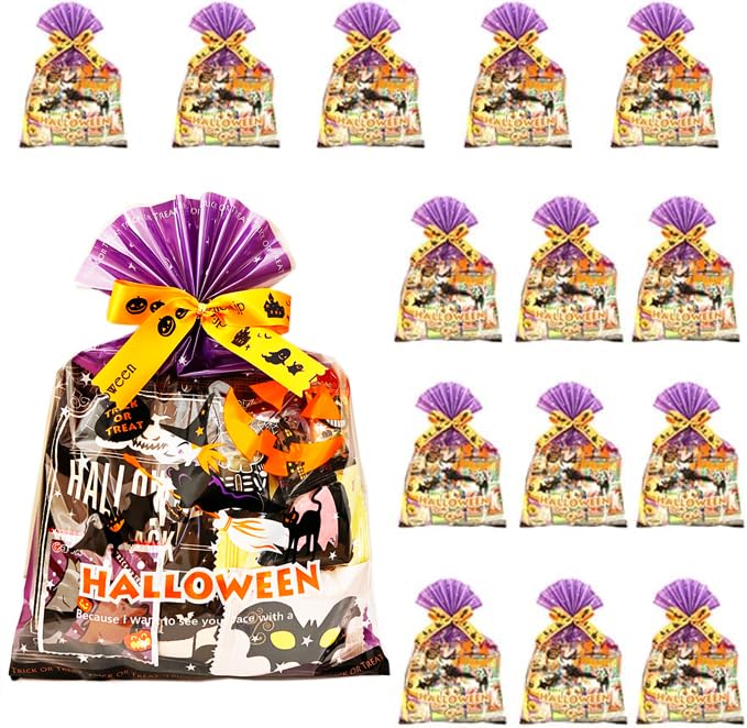 

Ассортимент конфет на Хэллоуин от Candy Halloween Maker Candy Halloween Набор сумок на шнурке Подвалы, Ассортимент, (большой), 15 штук