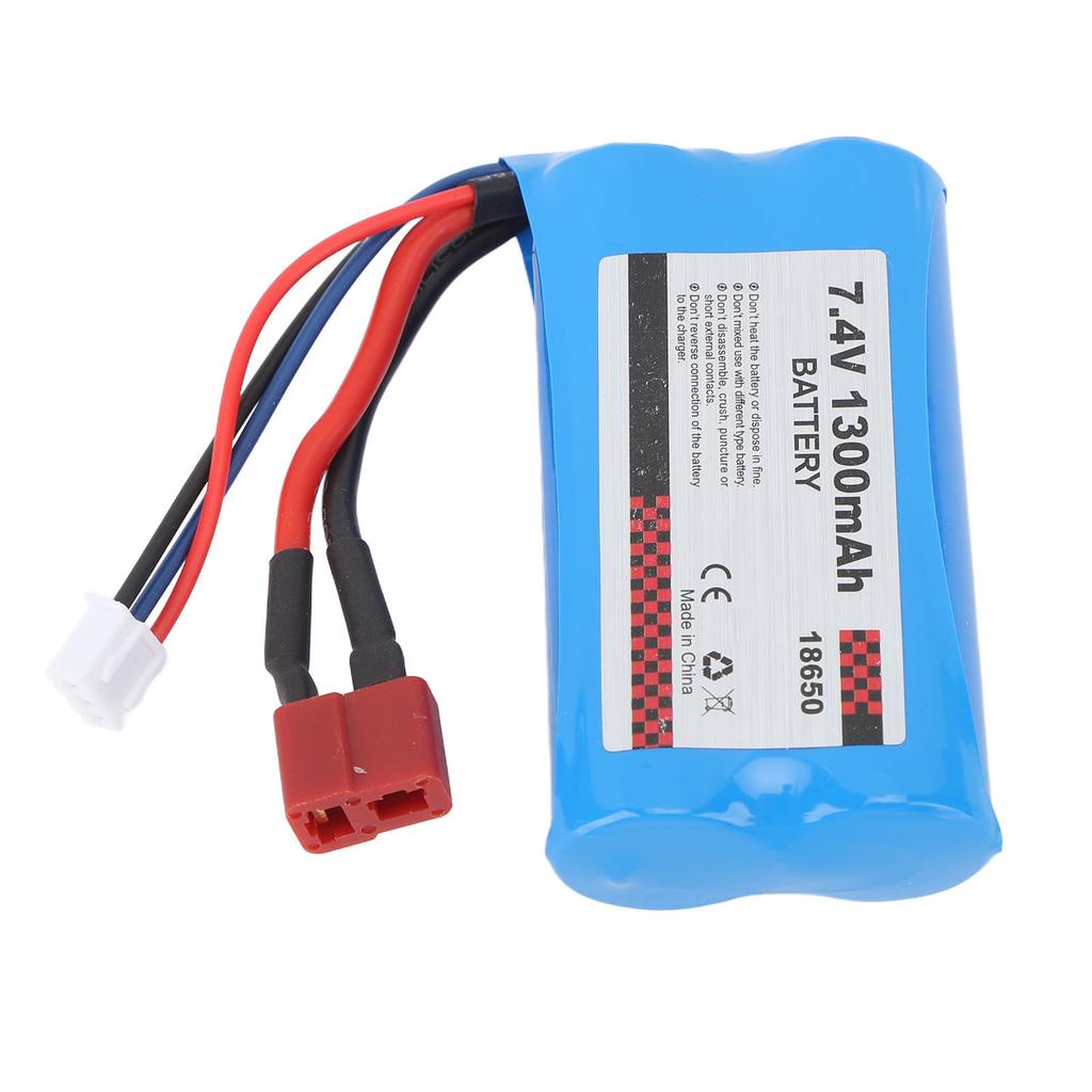 Akumulator Li-Ion 18650 7.4V 1300mAh Akumulator do ładowania Pasuje do Samochodu RC SCY 16101 16102 16103 116