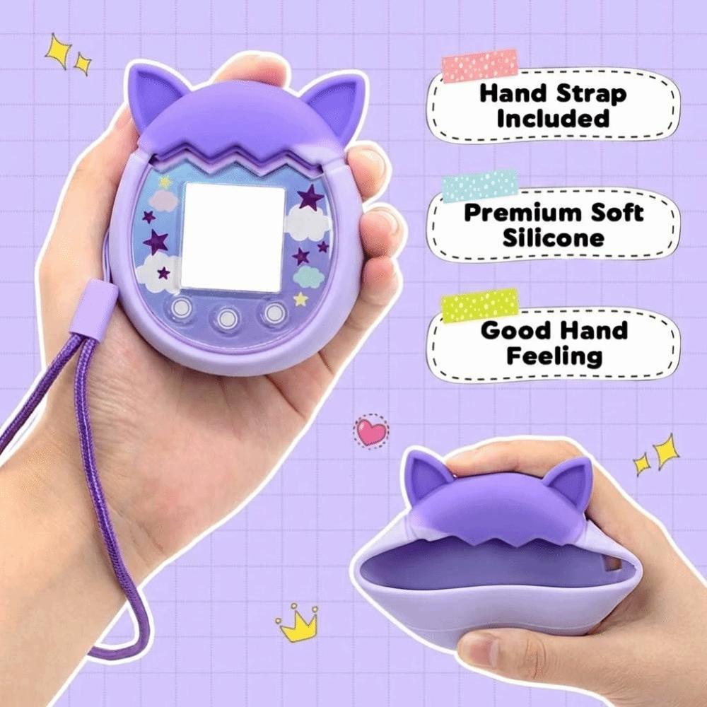 Non-Slip Silicone Case Ultra-Thin Protector Soft Shell Anti Drop Protective Cover for Tamagotchi Pix Game Accessories
