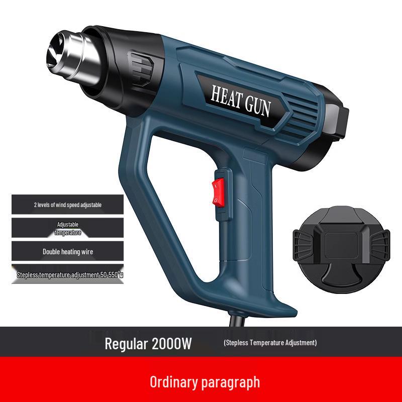 High-Power Portable Heat Gun for Electronic Repairs and Heat Shrink Applications