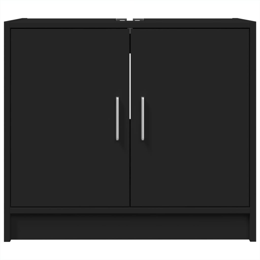 Vidaxl Under-Sink Cabinet, Black, 63X29X55 Cm