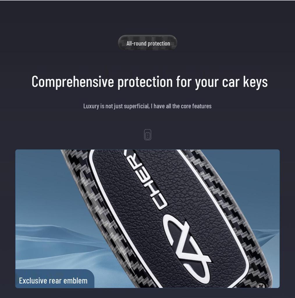 Chery Tiggo 8/5X Key Case - Unisex Car Accessory with Decorative Bag Buckle
