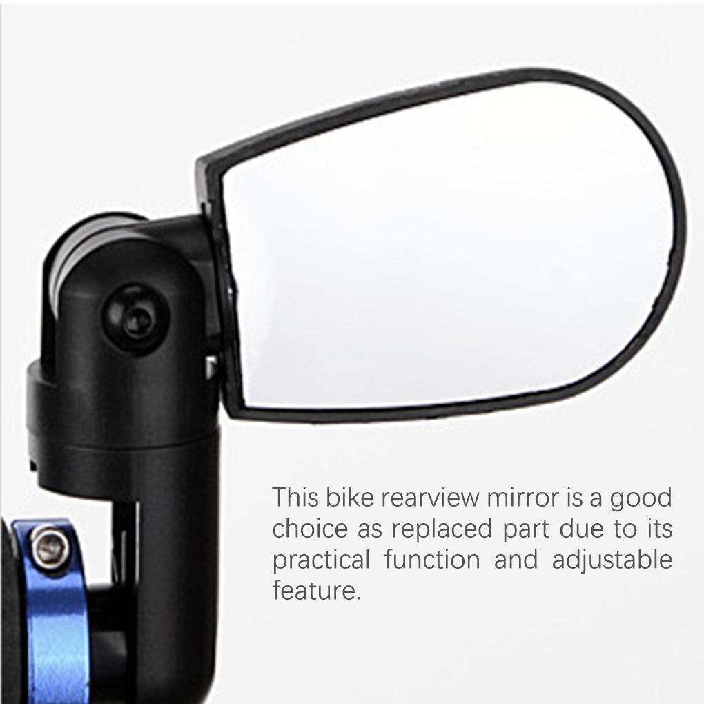 Weitwinkelspiegel Rückspiegelglas Handliche Installation Verarbeitung Fahrradzubehör Exquisit Dekorativ Sicherheit Fahrradzubehör