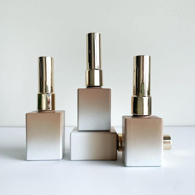 5ml 7ml 9ml 10ml 11ml 12ml 13ml 14ml 15ml 20ml Clear Matte Empty Glass Uv Gel Nail Polish Bottle With Brush