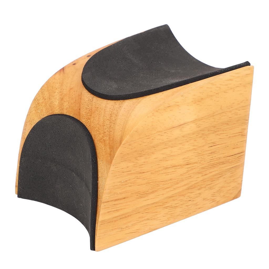 2 in 1 Gitarrenhalsstütze Holzstützkissen für Bass Ukulele Mandoline Banjo Instrumentenreparatur und