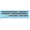 GWA 22-Class Locomotive Decals - HO (1/87) N (1/160) - Railway & Train Decals