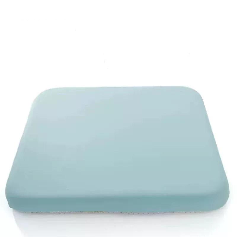 Подушка сиденья из пены толщиной 4 см - Ультрамягкая накладка на офисное кресло | Подушка для автомобильного сиденья для длительного сидения, поясничной поддержки и облегчения боли 30*30*3cm синий