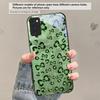 Abstract Leopard Print For Samsung Galaxy S20 S21 S22 S23 Plus S24 FE S25 Ultra S26 Edge S25+ S20+ S22+ Black Glass Phone Case