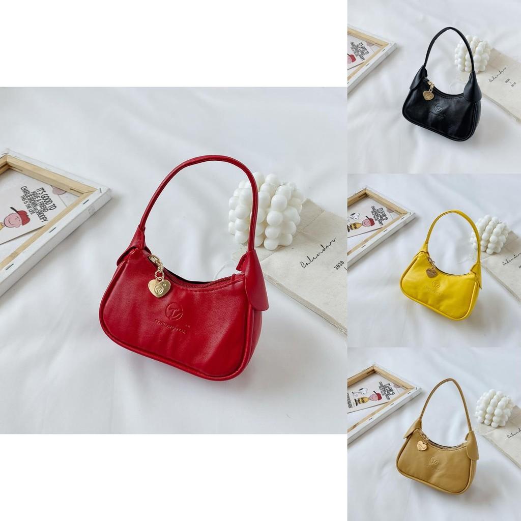 Stylish And Versatile Children's Mini Handheld Shoulder Bag In Trendy Colors For Daily Use