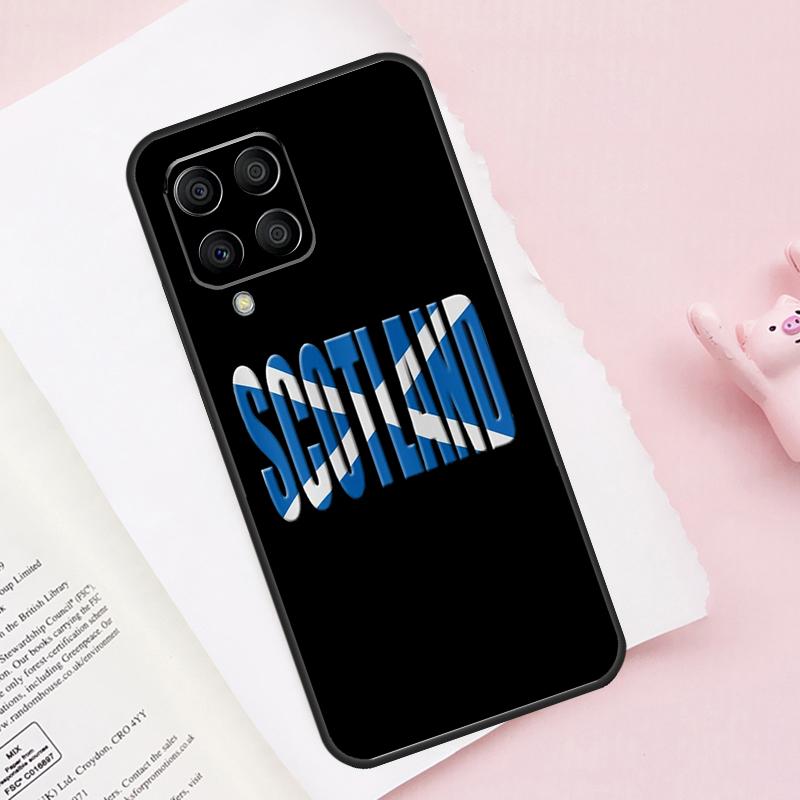 Scotland Scottish Flag Case For Samsung Galaxy M51 M55 M35 M15 M56 M36 M16 M06 M13 M33 M53 M12 M32 M52 M14 M34 M54