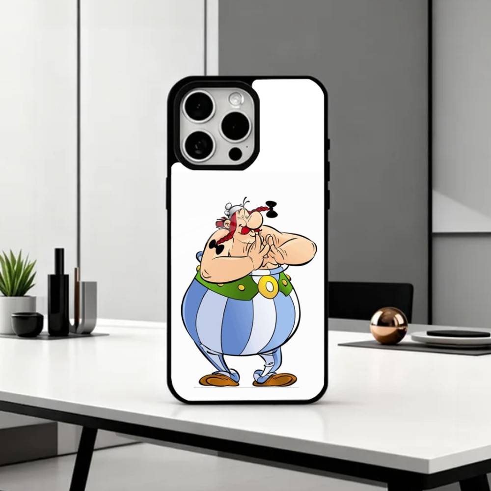 A-Asterix C-Cartoon O-Obelix   Phone Case For iPhone17,16,15,14,13,12,11 Plus,Pro Max Magnetic For Magsafe Wireless Charging