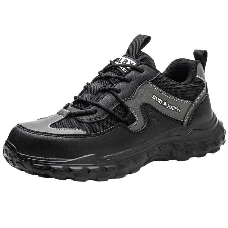 HUIZUMEI Men s Non-slip Anti-Smash Puncture-Resistant Safety Work Shoes 37