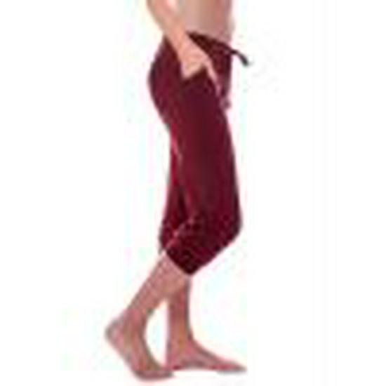 

2023 Women s European & US Elastic Waist Casual Yoga Cropped Pants with Slant Pockets M