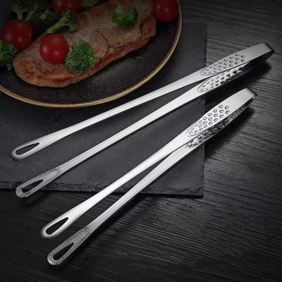 Yousheng Pinze per griglia lunghe in acciaio inox per barbecue, pinze per bistecca, impugnatura antiscivolo, utensili da cucina per grigliate, accessori per la cottura