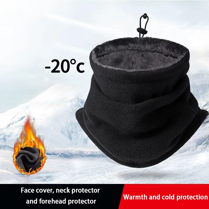 Winter MotorcycleWarm Mask Men Women Fleece Neck Outdoor Warmer Windproof Scarf Camping Hiking Balaclava Cycling Face Mask