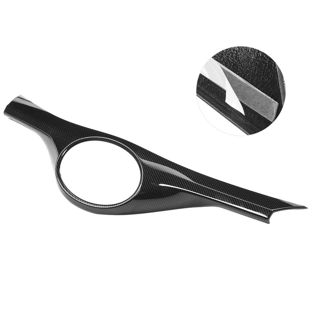 Front Upper Radiator Grille Grill Trim Carbon Fiber Style Fit for Toyota C‑HR CHR 2016‑2019