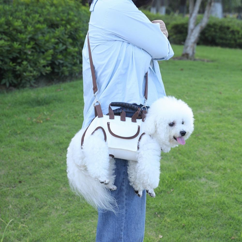 Breathable Dog Full Body Lift Harness Adjustable Pet Carrier  for Hiking Daily Use