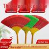 Eco-Friendly Eight-Pin Broom with Sturdy Wooden Handle - Durable, Thickened, Large Size for Efficient Dust Removal In Household Use