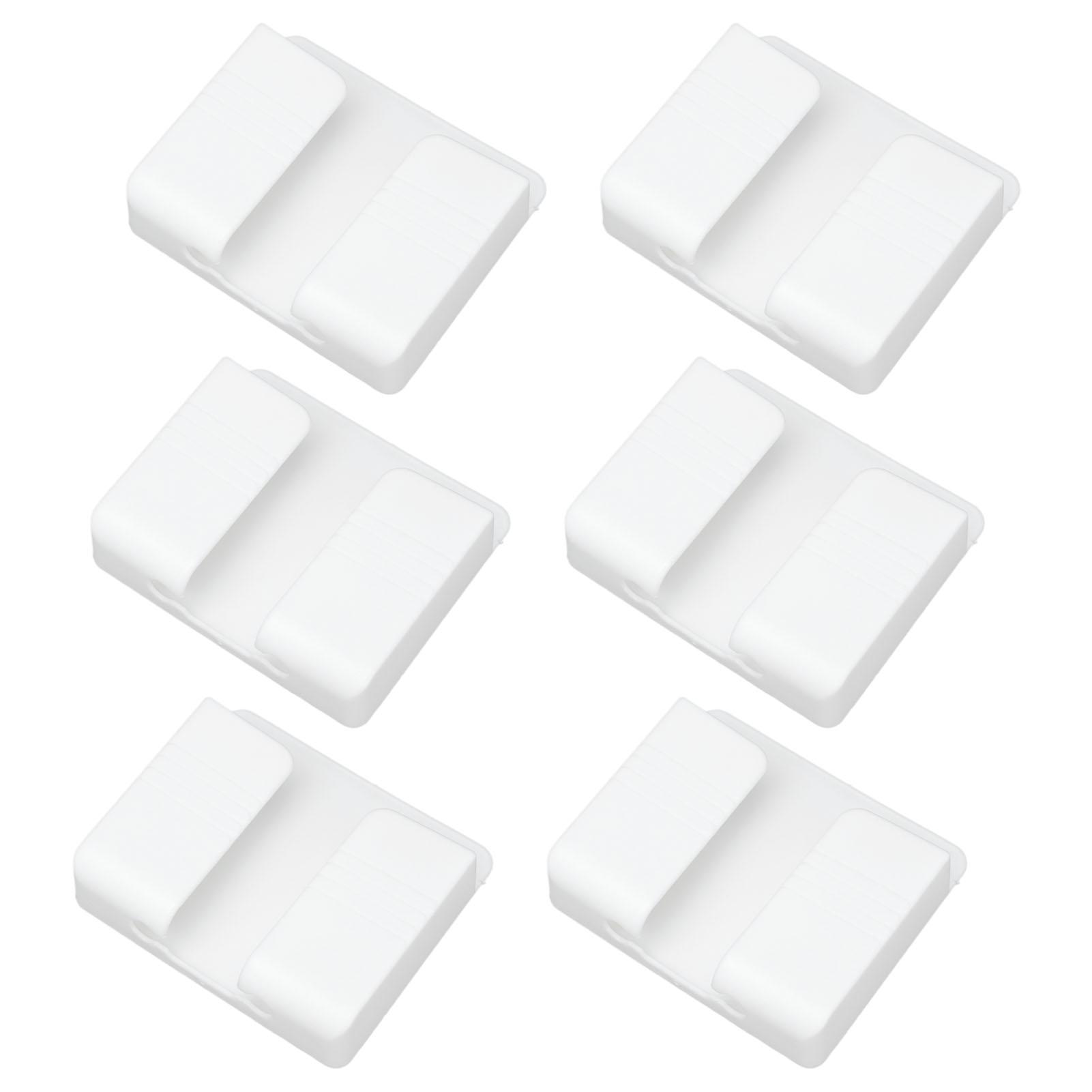 6Pcs Wall Mount Phone Holder   Adhesive Mobile Phone Charging Stand for Home Bedroom Bathroom