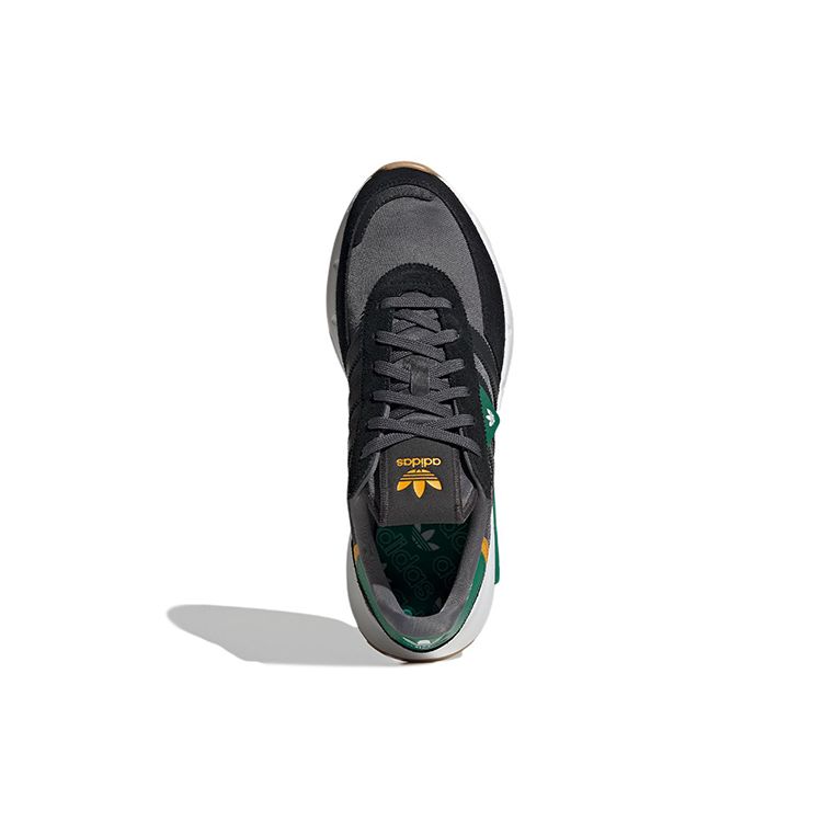 adidas Retropy F2 Szare Karbonowe Męskie Sneakersy Szaro-Pięć Kolekcjonerskie-Złote GW9356