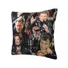 3D Printing Johnny Hallyday Rock Star Pillow Cover Morden Pillow Case For Sofa Bedroom Home Decor Cushion Cover Soft Pillowcases