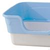 Cat Litter Box Toilet Sandbox Portable Anti Splashing Sand Basin for Indoor Cats with