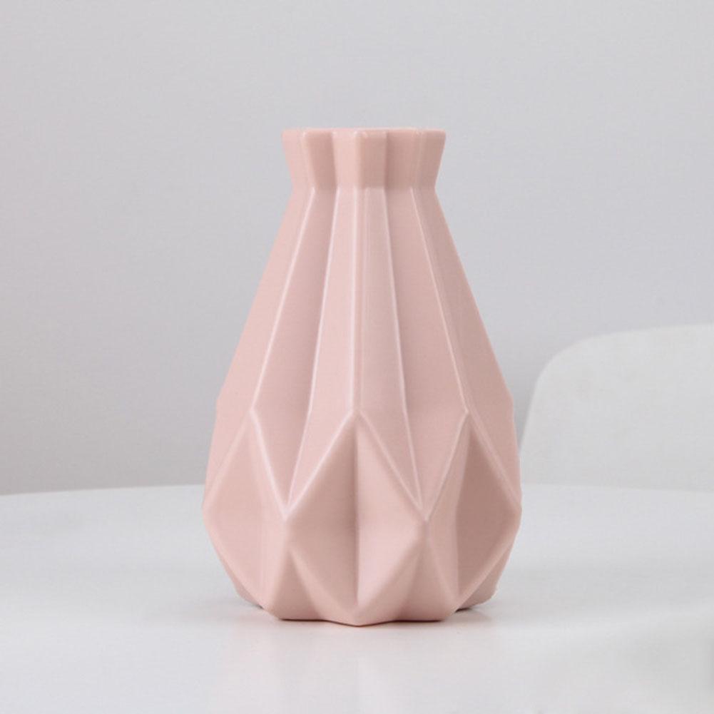 Plastic Shatter-proof Flower Decoration  Room Hallway  Pot  Vase Home Wedding