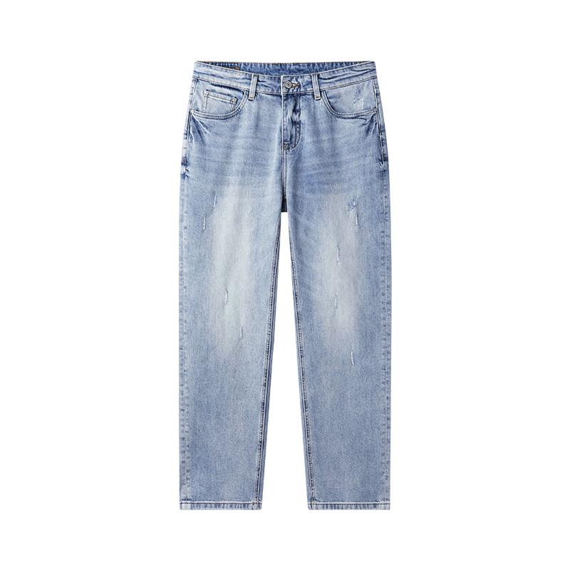 NVG·YOUNG Men's Casual Straight-Leg Jeans