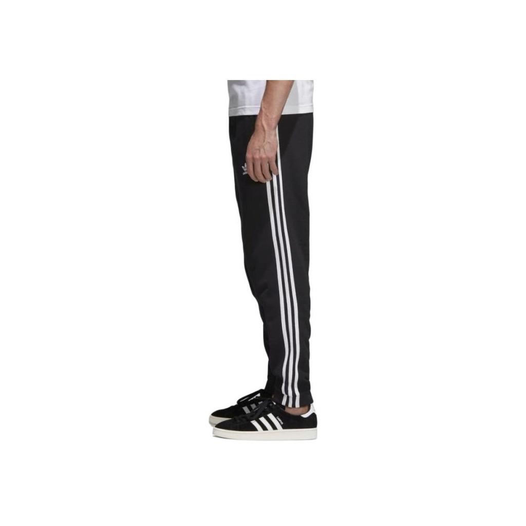 Adidas Originals Adicolor 3-Stripe Retro Sport Cuffed Pants Men Bottoms Black CW2981