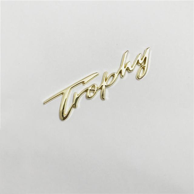 Металлические наклейки с эмблемой ТРОФИ, декоративный значок автомобиля, эмблема для M/GM/G3 M/G5 M/G6 M/G6PRO Z/SH/SG/T, внешние аксессуары золотой