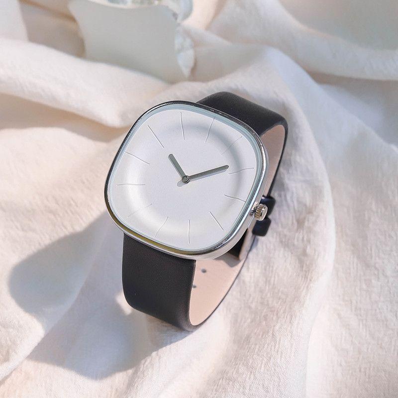 Minimalist Design Watch Female Student Niche Square High Value Creative Fashion Couple Watch