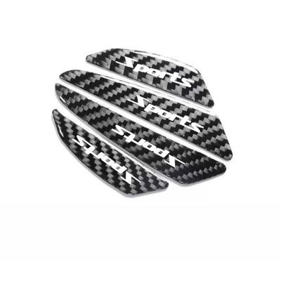 Sport Sports Door Protector, Car Door Corner Guard, Carbon Style, Scratch Resistant, Pack of 4 (Black, Sports Sports)