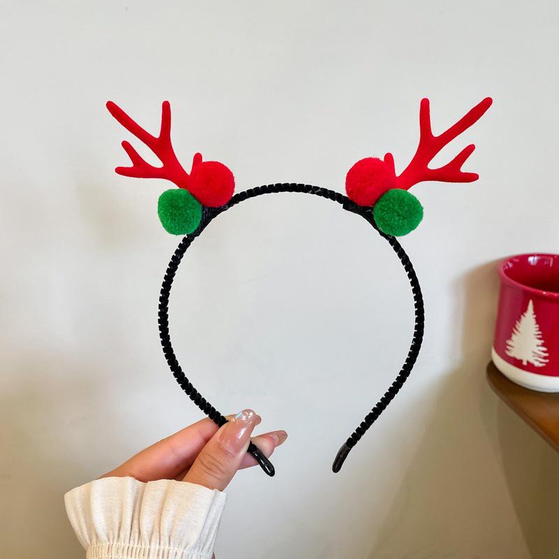 Children's Christmas Reindeer Headband - Cute Holiday Hair Accessory for Photos