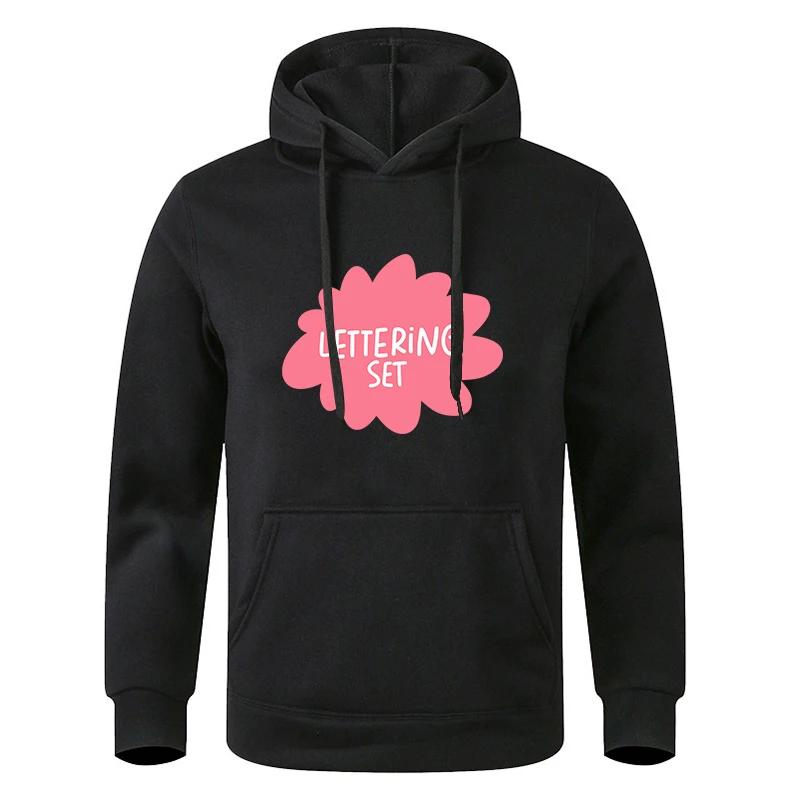 

Autumn Black Gray Long Sleeve Teens Hooded Sweatshirt Hoodie Sportswear 3XL