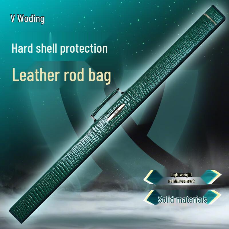 Woding Premium Leather Fishing Rod Bag