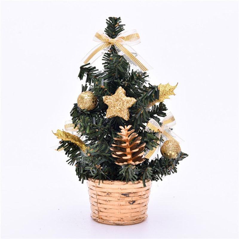 Zubehör Praktischer Weihnachtsbaumschmuck Dekoration Festivaltisch Weihnachten 20cm Künstlich Schreibtisch Mini Miniatur PVC
