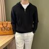 Sweat à capuche en tricot haut de gamme style coréen pour homme - Pull Automne/Hiver