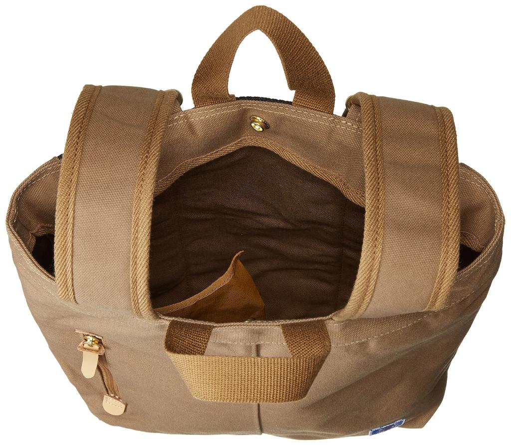 [Kiwada] Rucksack aus Segeltuch [Kiwada] Momenya Gosaburo, Hergestellt in Toyooka City, Präfektur Hyogo, dem Mekka der Taschen, Mokka