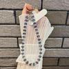 1 Piece Hand-Beaded Wrist Chain Mobile Phone Lanyard High-End Luxury Short Water Drop  Hanging Chain Hand-Held Pendant