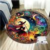 Flannel Enchanting Witches' Brew Round Carpet: Perfect for Home Decoration - Office Chair Pads, Living Room, Bedroom, and More