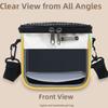 Ventilated Pet Carrier Bag Clear View Hamster Carry Bag Small Pet Carrier  Daily Outing