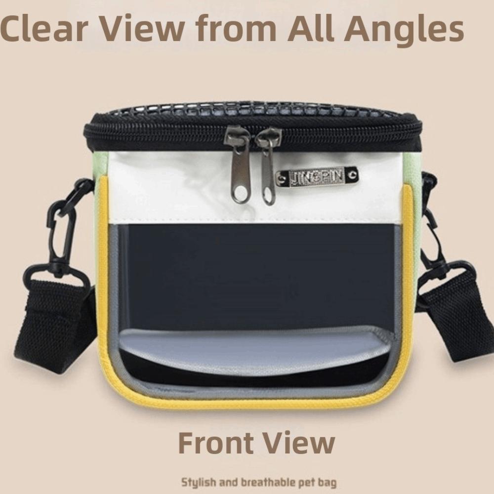 Ventilated Pet Carrier Bag Clear View Hamster Carry Bag Small Pet Carrier  Daily Outing