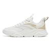 Anta Slip Resistant, Abrasion Resistant, Rebound Low top Sports Casual Shoes White Brown 912318831-1