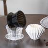 Wave Coffee Dripper  Eye Pour Over Coffee Funnel Filter Cups Coffee Maker Flat Bottom Increase Uniformity
