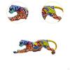 Leopard Figurine Animal Sculpture 16x4.3x5inch Decorative Shelf Decoration Tabletop Ornament for