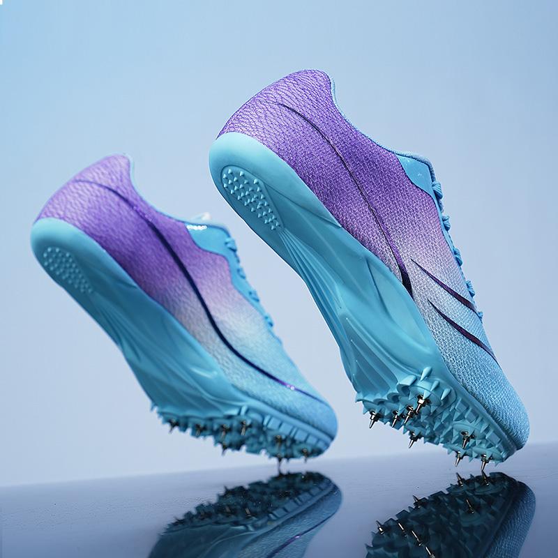 Track and Field Shoes for Men Women Kids Boys Girls Youth Spikes Professional Athletic Shoes Breathable Lightweight Sprint Run