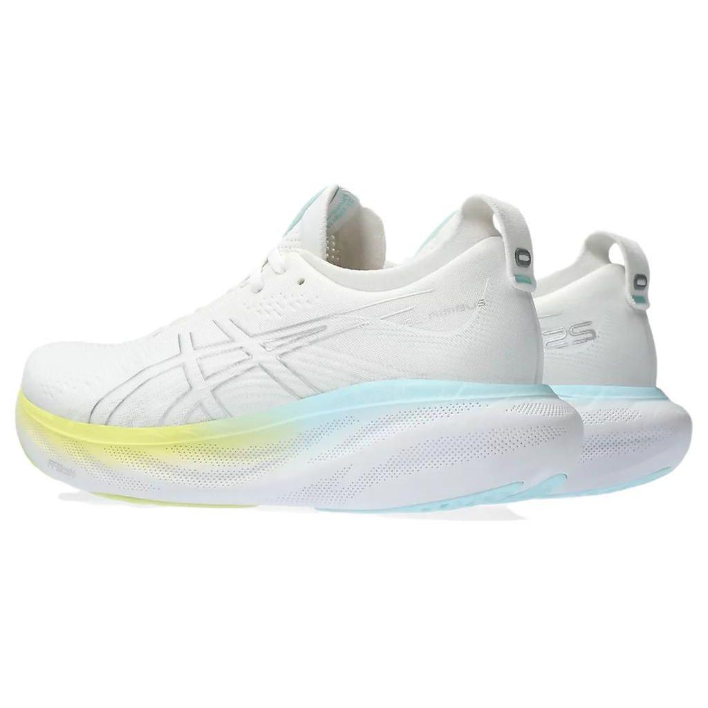Asics Gel Nimbus 25 Hvit Beroligende Sjø Damesneakers Ren-Sølv 1012B356-105
