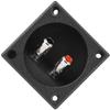 Speakers Terminal Box Push Spring Type 2 Binding Post Cable Connector Acoustic Components