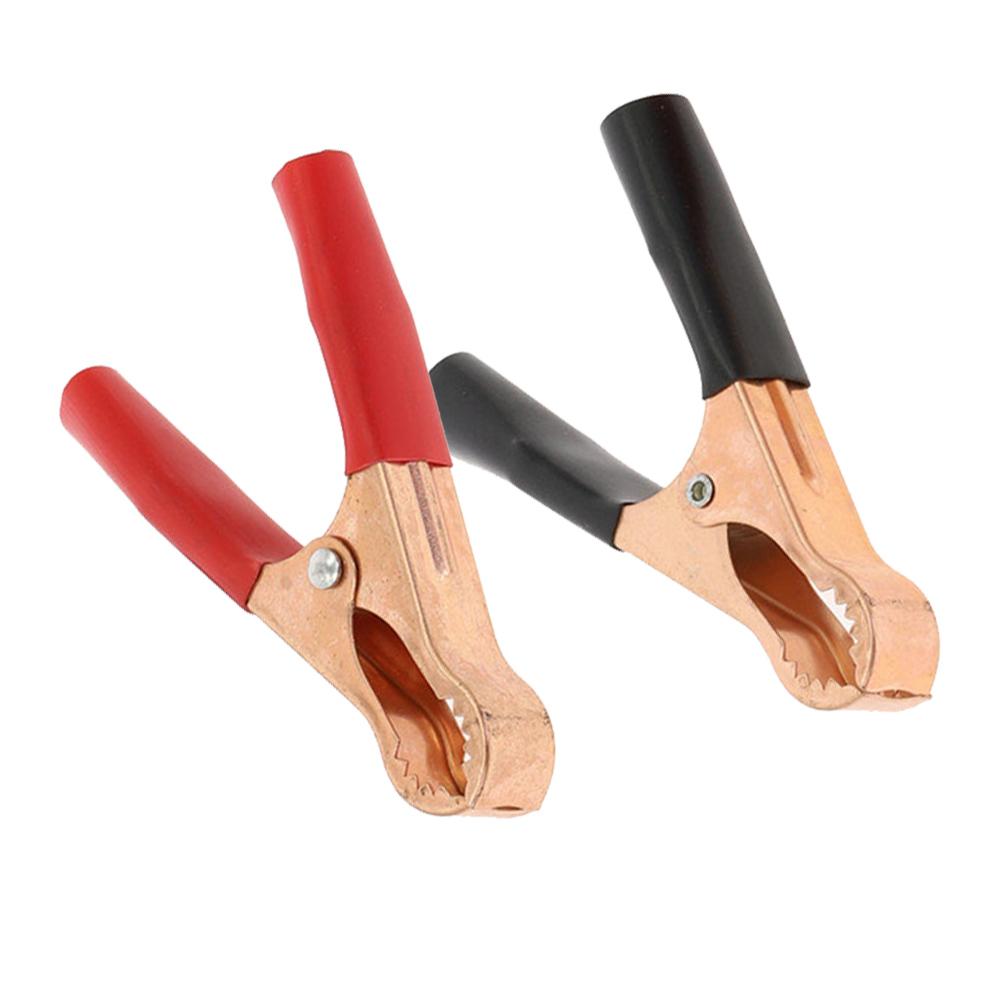 100A 300A 500A Crocodile Car Caravan Battery Test Lead Clip Alligator Clip Battery Crocodile Clamp Test Connector Plug Power