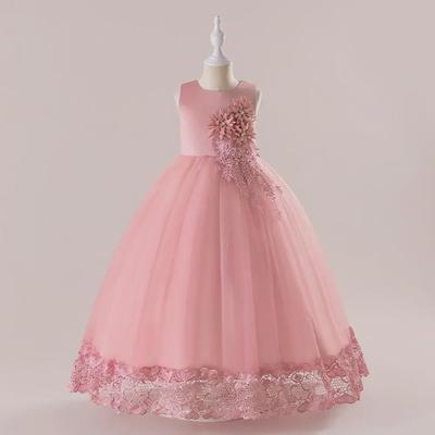 Children's Princess Mesh Puffy Dresses - Girls' Party and Catwalk Dresses